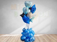 Heart Star Balloon Bunch